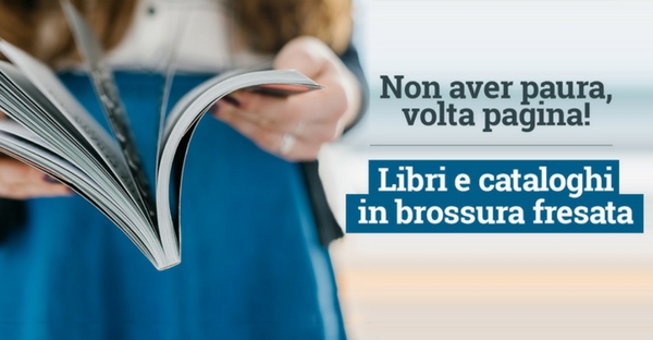 Libri e cataloghi in brossura fresata